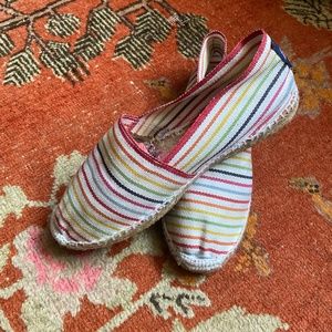 Rainbow espadrille from France